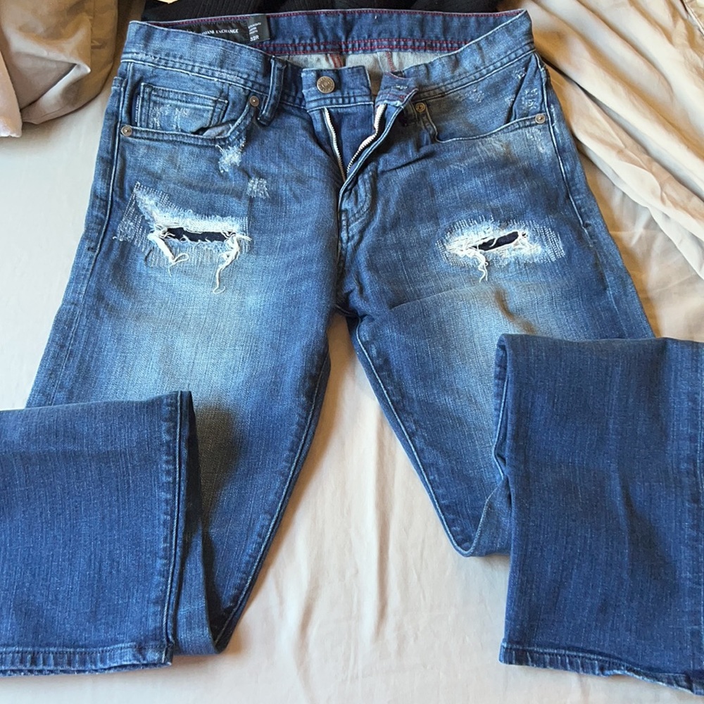Mens Jeans Size 32 regular straight fit - Picture 2 of 5